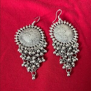 Elegant Silver Dangle Earrings